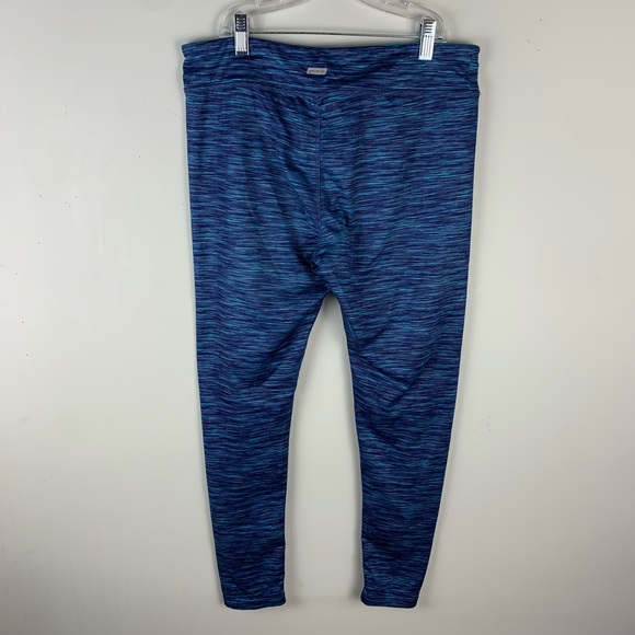 Energy Zone Blue Heathered Mid-Rise Leggings - Picture 5 of 6